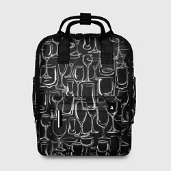 Рюкзак женский Стеклянный бармен, цвет: 3D-принт