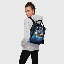 Рюкзак женский Космический кот, цвет: 3D-принт — фото 2