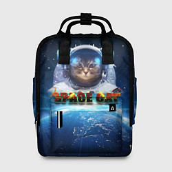 Рюкзак женский Космический кот, цвет: 3D-принт