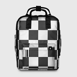 Рюкзак женский Шахматка, цвет: 3D-принт