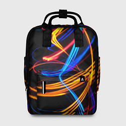 Рюкзак женский НЕОНОВЫЙ ДЫМ, цвет: 3D-принт