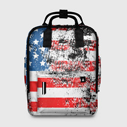 Рюкзак женский США, цвет: 3D-принт