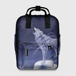 Рюкзак женский WOLF WHITE D, цвет: 3D-принт