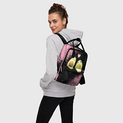 Рюкзак женский Авокадо, цвет: 3D-принт — фото 2