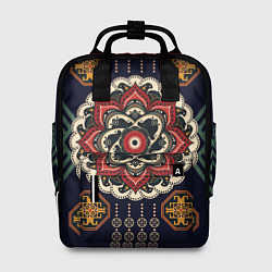 Рюкзак женский Восточные узоры, цвет: 3D-принт