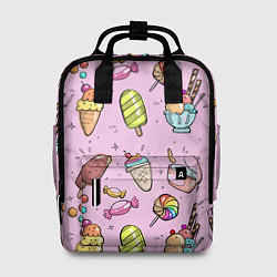 Рюкзак женский Сладкоежка, цвет: 3D-принт