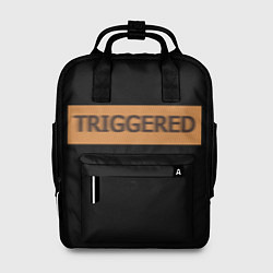 Рюкзак женский Triggered, цвет: 3D-принт