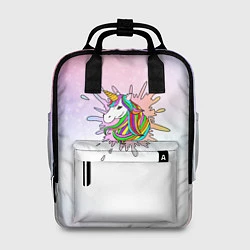 Рюкзак женский Единорог, цвет: 3D-принт