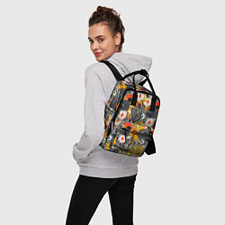 Рюкзак женский PUBG STICKER, цвет: 3D-принт — фото 2