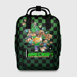 Рюкзак женский Minecraft, цвет: 3D-принт