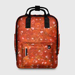 Рюкзак женский Красная икра, цвет: 3D-принт