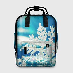 Рюкзак женский Снег, цвет: 3D-принт