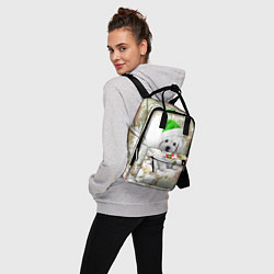 Рюкзак женский Щенок, цвет: 3D-принт — фото 2