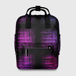 Рюкзак женский Неоновая абстракция, цвет: 3D-принт