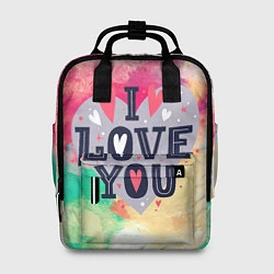 Рюкзак женский Love, цвет: 3D-принт