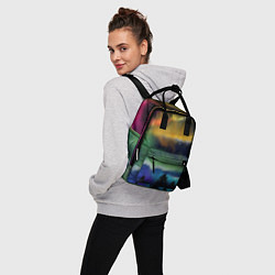 Рюкзак женский Северное сияние, цвет: 3D-принт — фото 2