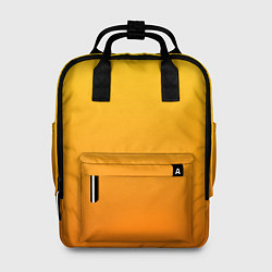 Рюкзак женский Оранжевый градиент, цвет: 3D-принт