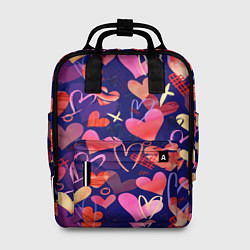 Рюкзак женский Love, цвет: 3D-принт