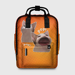 Рюкзак женский Cat Pop Мем, цвет: 3D-принт
