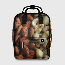 Рюкзак женский Ореховый микс, цвет: 3D-принт