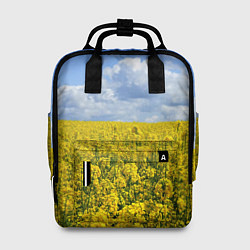 Рюкзак женский Желтый цвет весны, цвет: 3D-принт