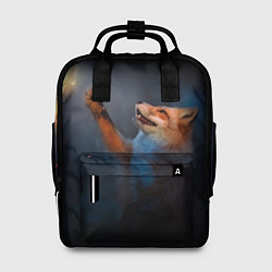 Рюкзак женский Лиса и огонек, цвет: 3D-принт