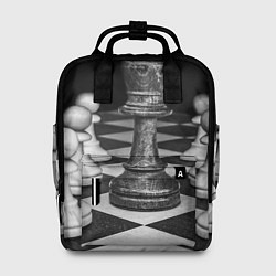 Рюкзак женский Шахматы, цвет: 3D-принт