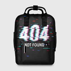 Рюкзак женский Глитч 404, цвет: 3D-принт