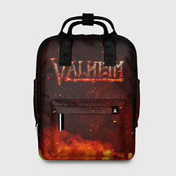 Рюкзак женский Valheim огненный лого, цвет: 3D-принт