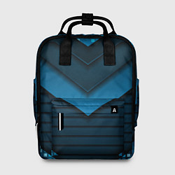 Женский рюкзак 3D luxury blue abstract