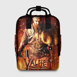 Рюкзак женский Valheim Викинг в огне, цвет: 3D-принт