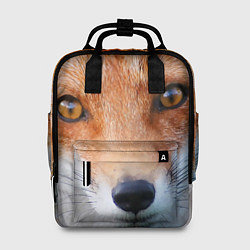 Рюкзак женский Крупно мордочка лисы, цвет: 3D-принт