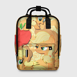 Рюкзак женский Applejack pattern, цвет: 3D-принт