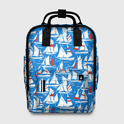 Рюкзак женский Яхты, цвет: 3D-принт