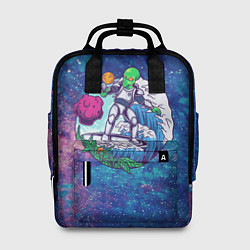 Рюкзак женский Пришелец на волне, цвет: 3D-принт