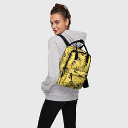 Рюкзак женский Череповый фон Черепа, цвет: 3D-принт — фото 2