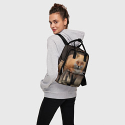Рюкзак женский Хитрая лисица, цвет: 3D-принт — фото 2