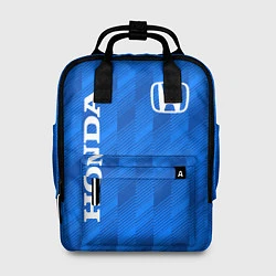 Рюкзак женский HONDA BLUE ХОНДА СИНИЙ, цвет: 3D-принт