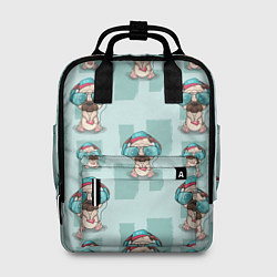 Рюкзак женский Крутой песик, цвет: 3D-принт