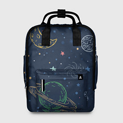 Рюкзак женский Космическая одиссея, цвет: 3D-принт