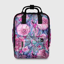 Рюкзак женский Волшебный сад с пионами, цвет: 3D-принт