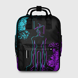 Рюкзак женский НЕОНОВЫЙ СИРЕНОГОЛОВЫЙ, цвет: 3D-принт