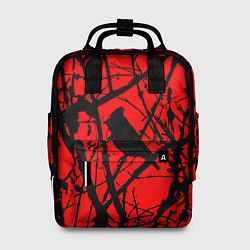Рюкзак женский Хоррор Мрачный лес, цвет: 3D-принт