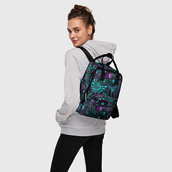 Рюкзак женский Яркий абстрактный узор, цвет: 3D-принт — фото 2