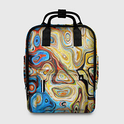 Рюкзак женский Психоделическое искусство, цвет: 3D-принт