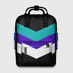 Рюкзак женский Классика Три Полоски, цвет: 3D-принт