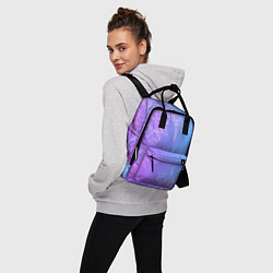 Рюкзак женский Цветочный Градиент, цвет: 3D-принт — фото 2