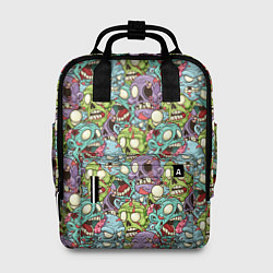 Рюкзак женский Зомби, цвет: 3D-принт