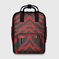 Рюкзак женский Красная шкура тигра, цвет: 3D-принт