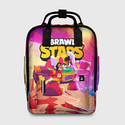 Рюкзак женский Опасная Meg Brawl Stars, цвет: 3D-принт